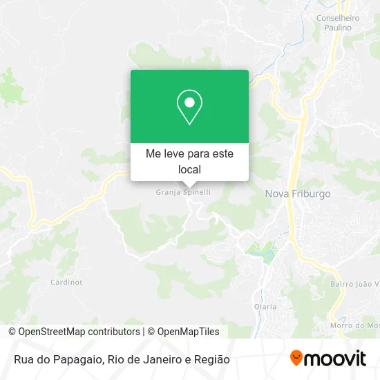 Rua do Papagaio mapa