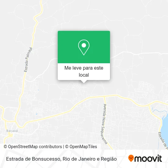 Estrada de Bonsucesso mapa