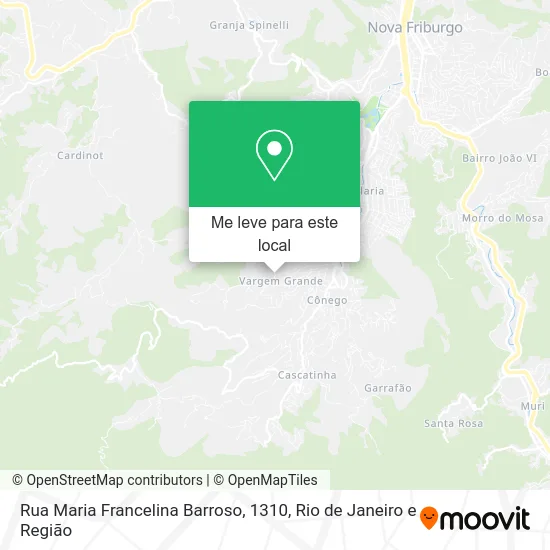 Rua Maria Francelina Barroso, 1310 mapa