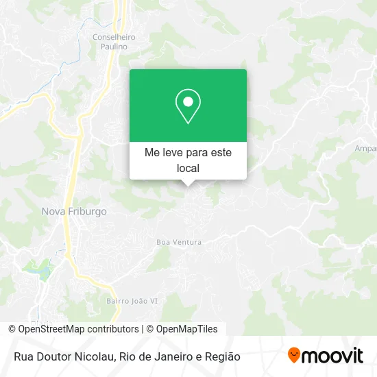 Rua Doutor Nicolau mapa