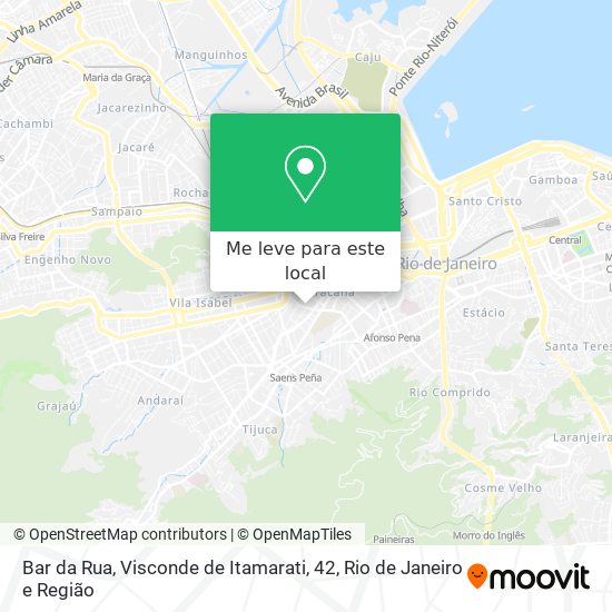 Bar da Rua, Visconde de Itamarati, 42 mapa