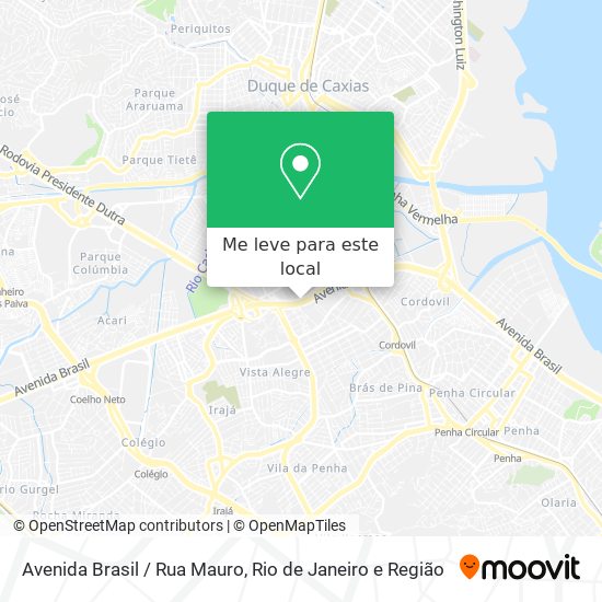 Avenida Brasil / Rua Mauro mapa