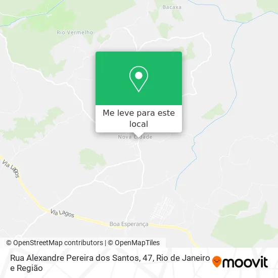 Rua Alexandre Pereira dos Santos, 47 mapa