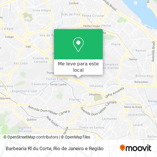 Barbearia Rl du Corte mapa