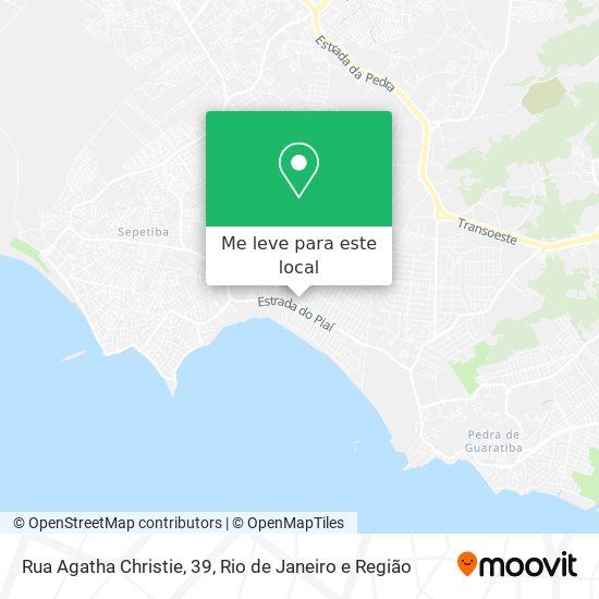 Rua Agatha Christie, 39 mapa