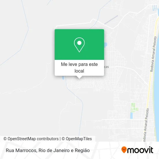 Rua Marrocos mapa
