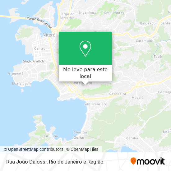 Rua João Dalossi mapa