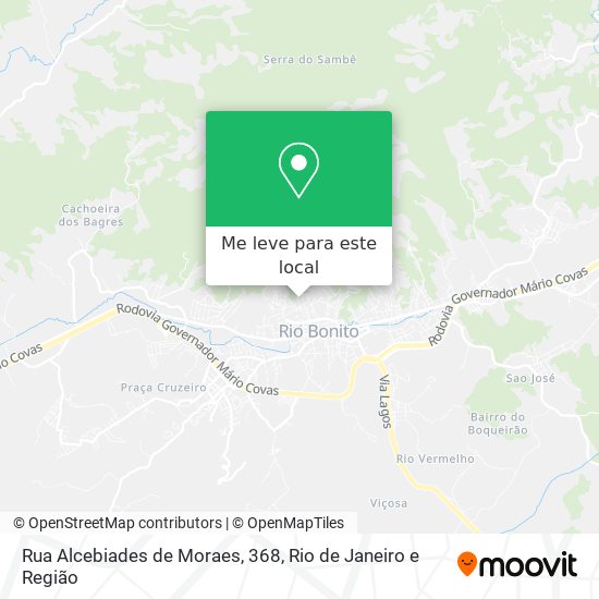 Rua Alcebiades de Moraes, 368 mapa