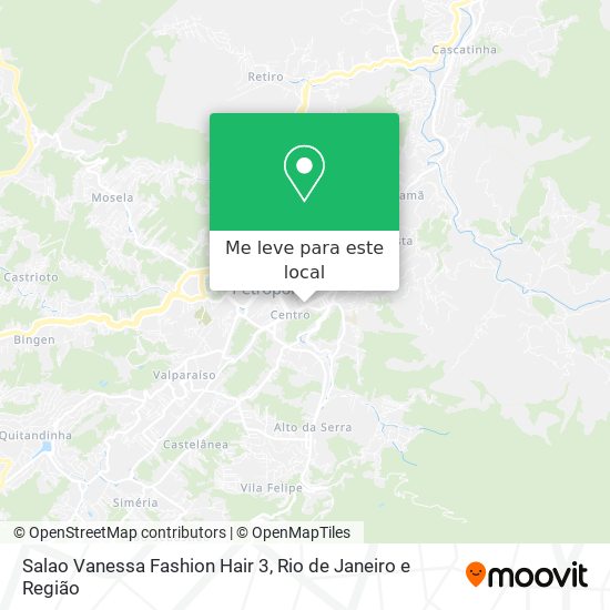 Salao Vanessa Fashion Hair 3 mapa