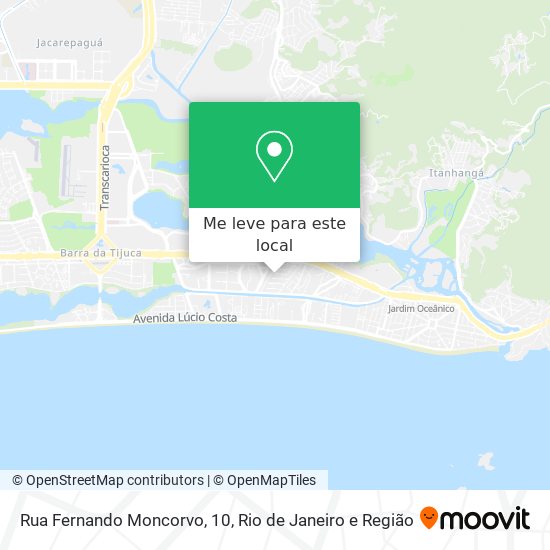 Rua Fernando Moncorvo, 10 mapa