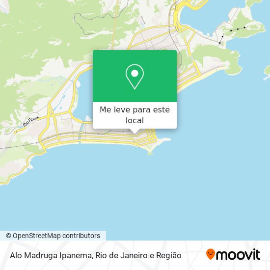 Alo Madruga Ipanema mapa