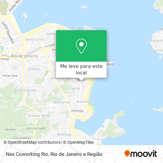 Nex Coworking Rio mapa