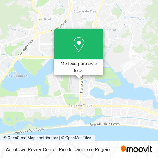 Aerotown Power Center mapa