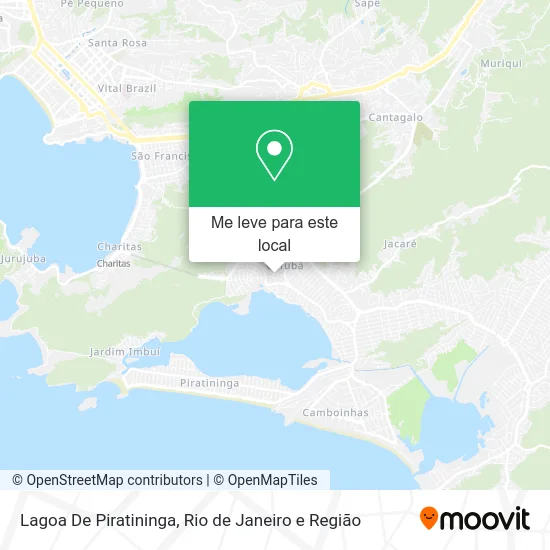 Lagoa De Piratininga mapa
