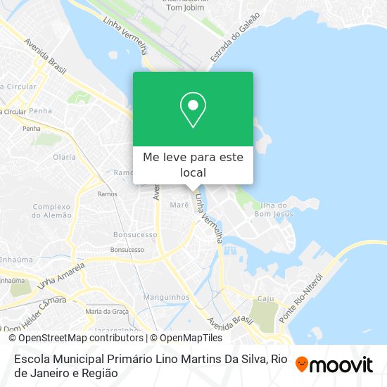Escola Municipal Primário Lino Martins Da Silva mapa