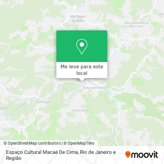Espaço Cultural Macaé De Cima mapa