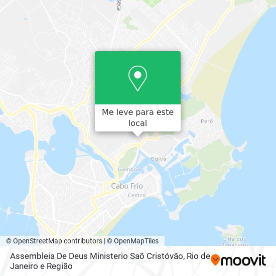 Assembleia De Deus Ministerio Saõ Cristóvão mapa
