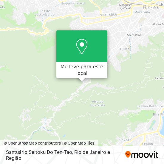 Santuário Seitoku Do Ten-Tao mapa