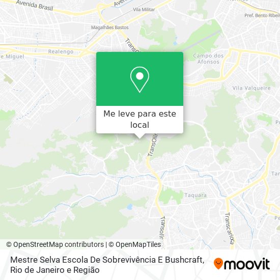 Mestre Selva Escola De Sobrevivência E Bushcraft mapa