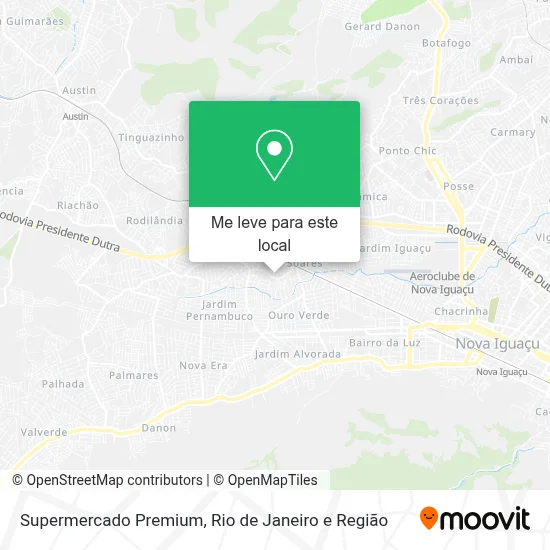 Supermercado Premium mapa