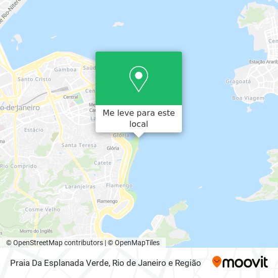Praia Da Esplanada Verde mapa