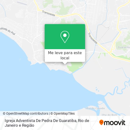 Igreja Adventista De Pedra De Guaratiba mapa