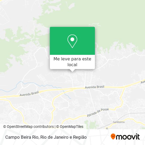 Campo Beira Rio mapa