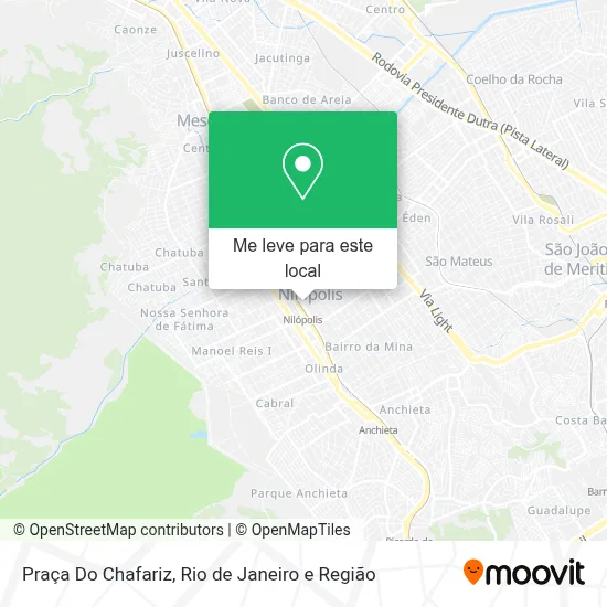 Praça Do Chafariz mapa