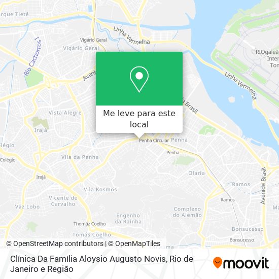 Clínica Da Família Aloysio Augusto Novis mapa