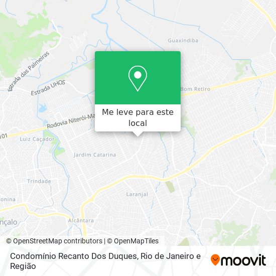 Condomínio Recanto Dos Duques mapa