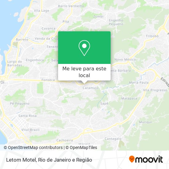 Letom Motel mapa