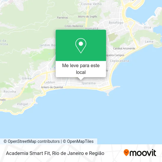 Academia Smart Fit mapa