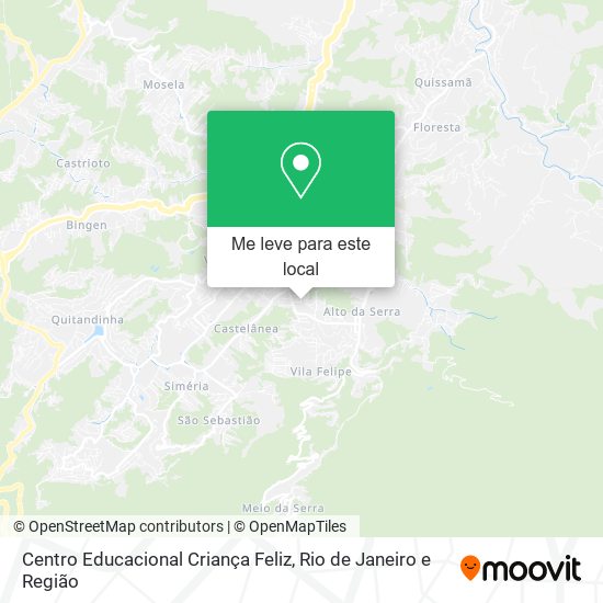 Centro Educacional Criança Feliz mapa