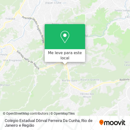 Colégio Estadual Dôrval Ferreira Da Cunha mapa