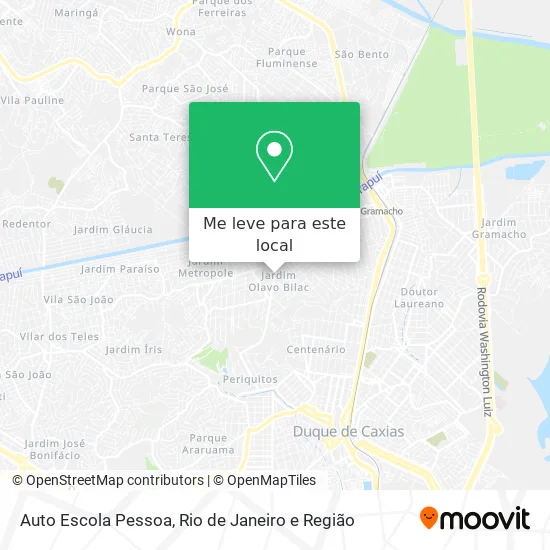 Auto Escola Pessoa mapa
