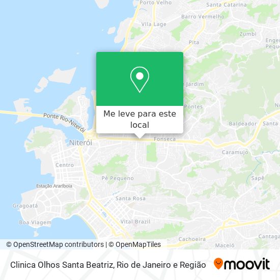 Clinica Olhos Santa Beatriz mapa