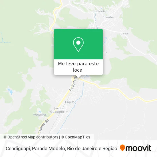 Cendiguapi, Parada Modelo mapa