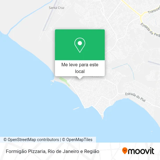 Formigão Pizzaria mapa