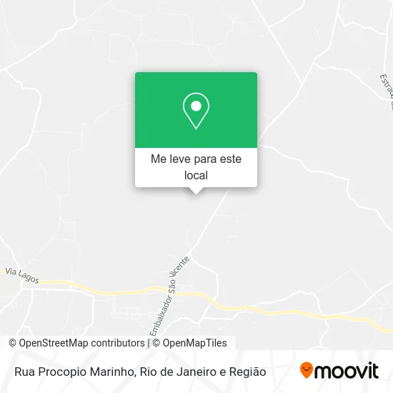 Rua Procopio Marinho mapa