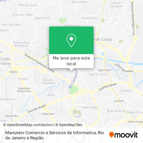 Manuserv Comercio e Servicos de Informatica mapa