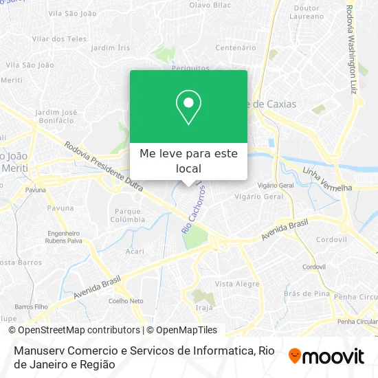 Manuserv Comercio e Servicos de Informatica mapa