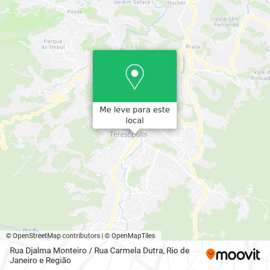 Rua Djalma Monteiro / Rua Carmela Dutra mapa
