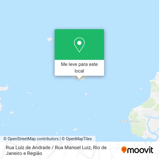 Rua Luiz de Andrade / Rua Manoel Luiz mapa