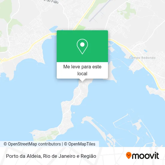 Porto da Aldeia mapa