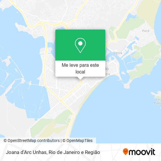 Joana d'Arc Unhas mapa