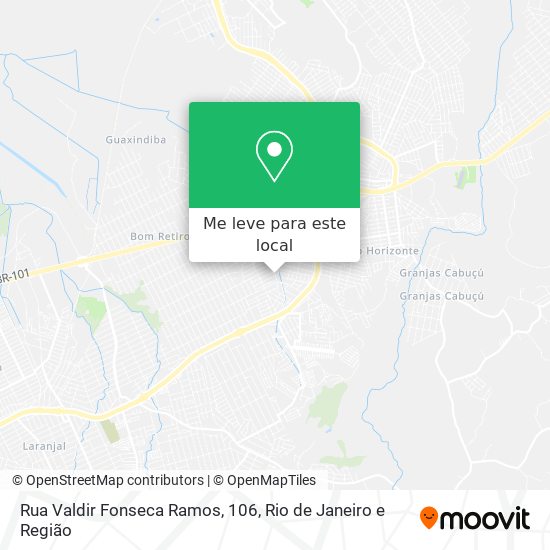 Rua Valdir Fonseca Ramos, 106 mapa