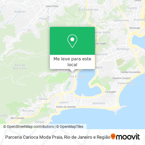 Parceria Carioca Moda Praia mapa