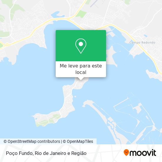 Poço Fundo mapa
