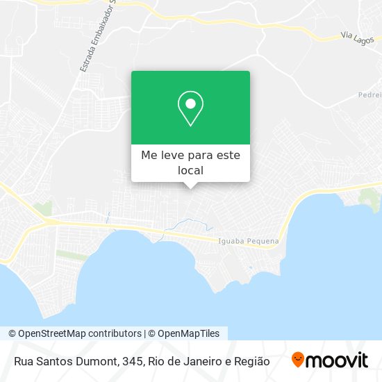 Rua Santos Dumont, 345 mapa