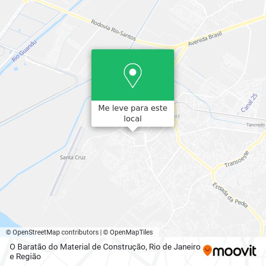 O Baratão do Material de Construção mapa